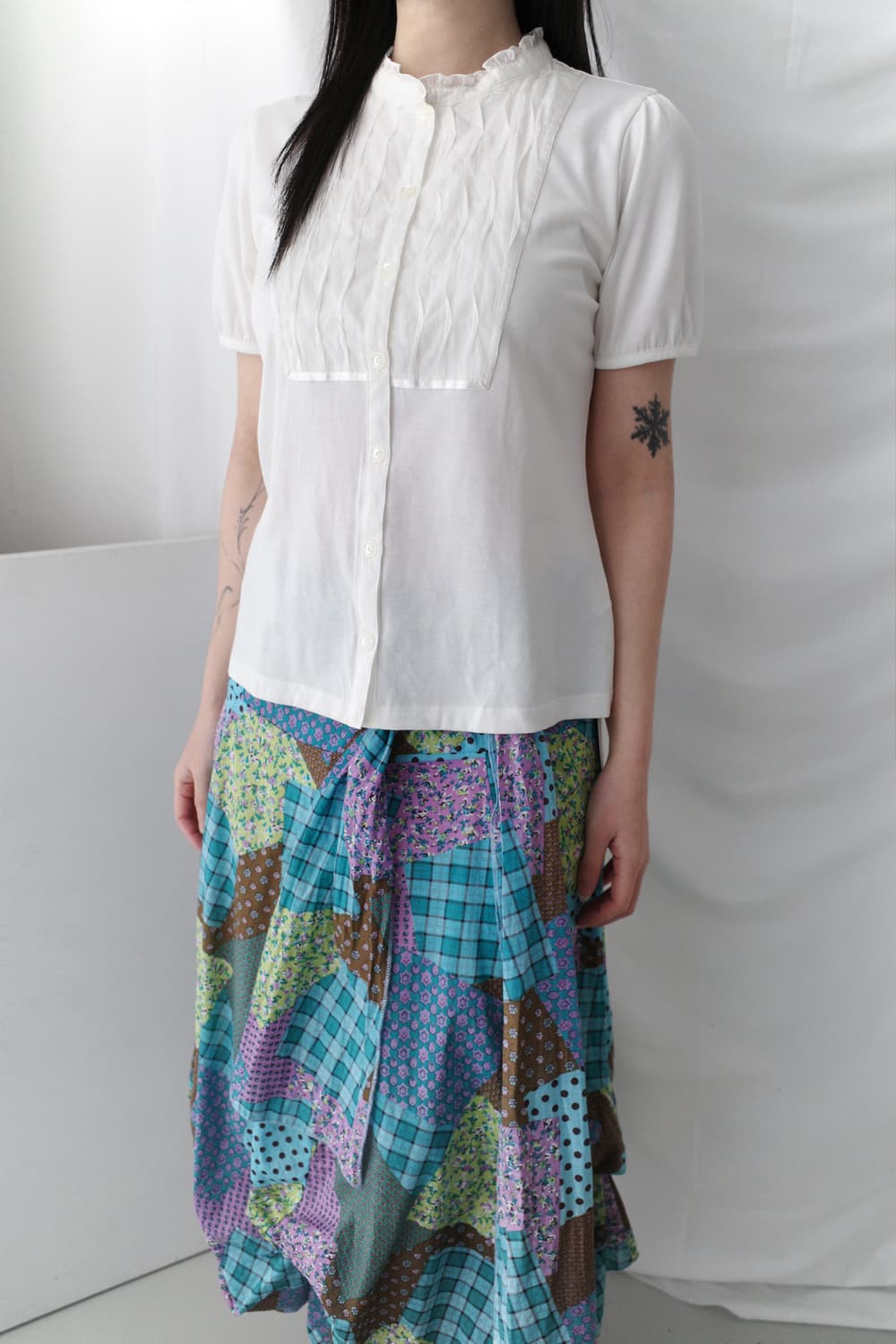 tuck half blouse 상품이미지7