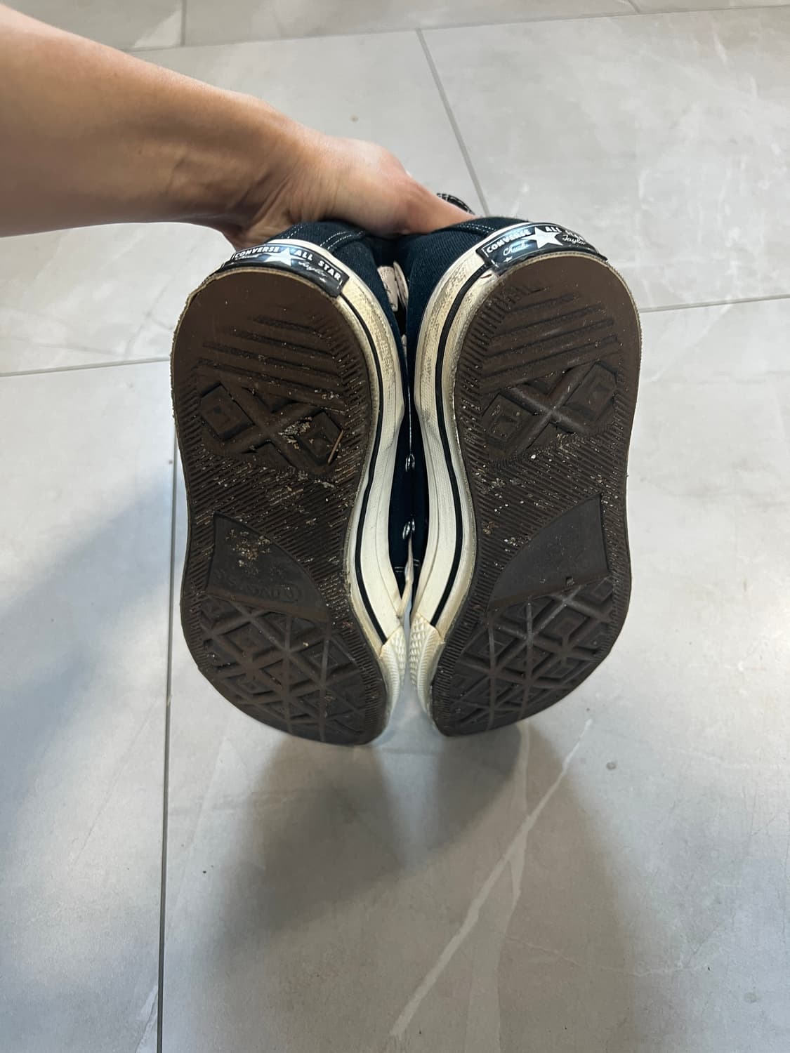 컨버스 하이 275 블랙(고무끈) 상품이미지4