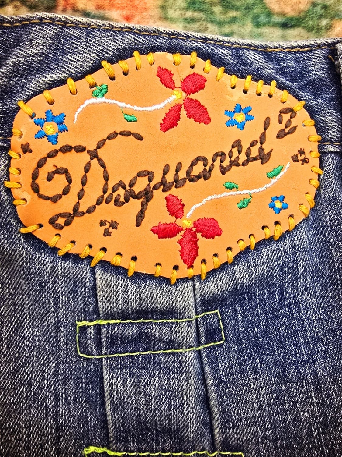 디스퀘어드2(Dsquared2)의 플리츠 데님 미니 스커트 상품이미지3