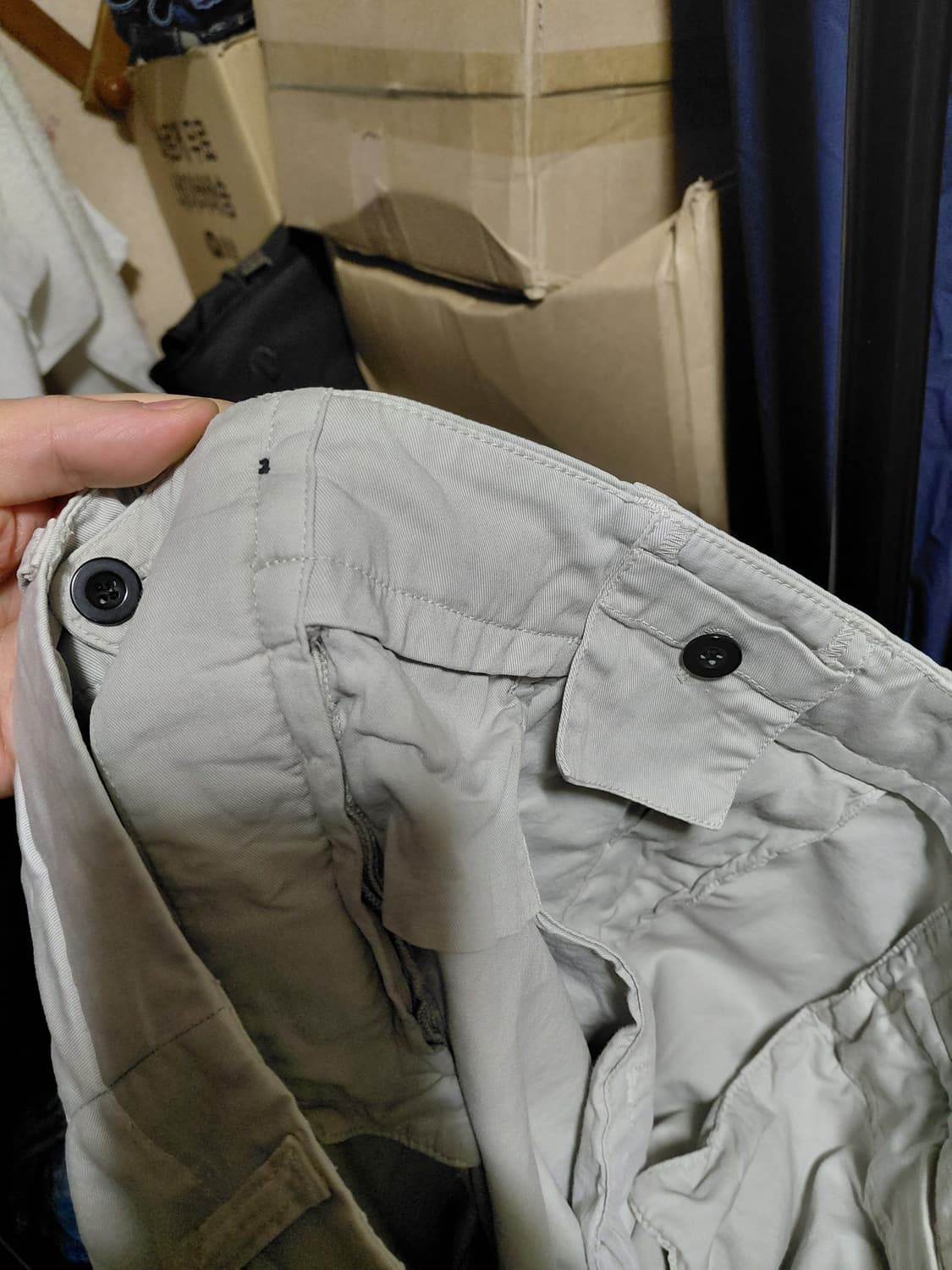 [디파트먼트5]코튼 치노 면바지 32사이즈 연베이지컬러  상품이미지5