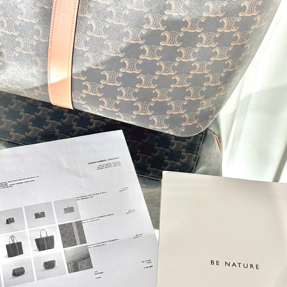 셀린느 쇼퍼백 카바스 버킷 미디움 상품이미지3