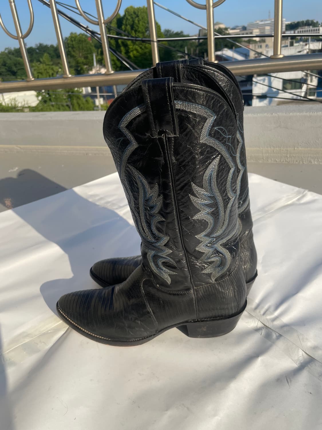 저스틴부츠 Lizard skin Cowboy Boots 11D 상품이미지2