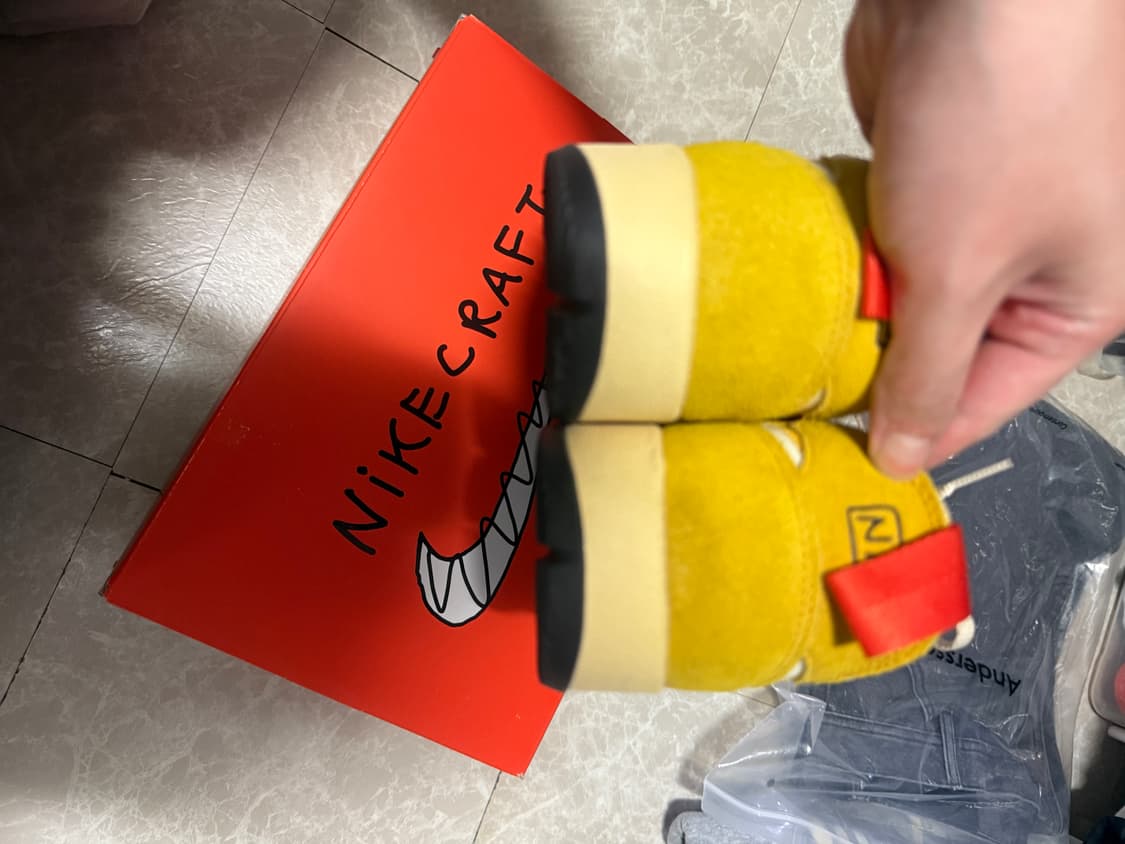 270사이즈 나이키 톰삭스 제너럴 퍼포즈 슈 아카이브 옐로우 상품이미지4