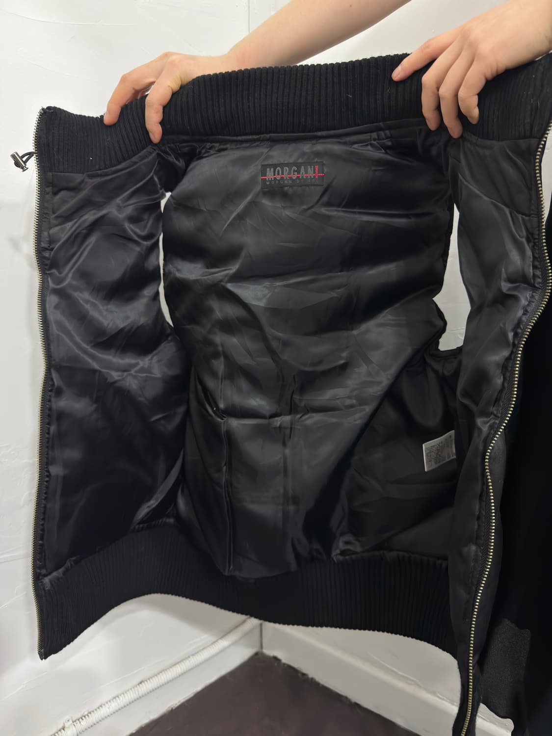 morgan homme vest twoway zipup 상품이미지5