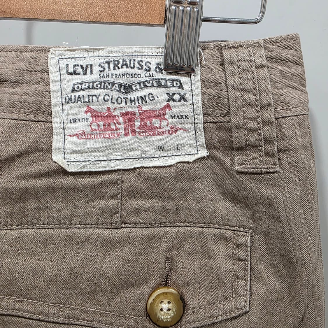 리바이스 빈티지 헤링본 카고 반바지 상품이미지3