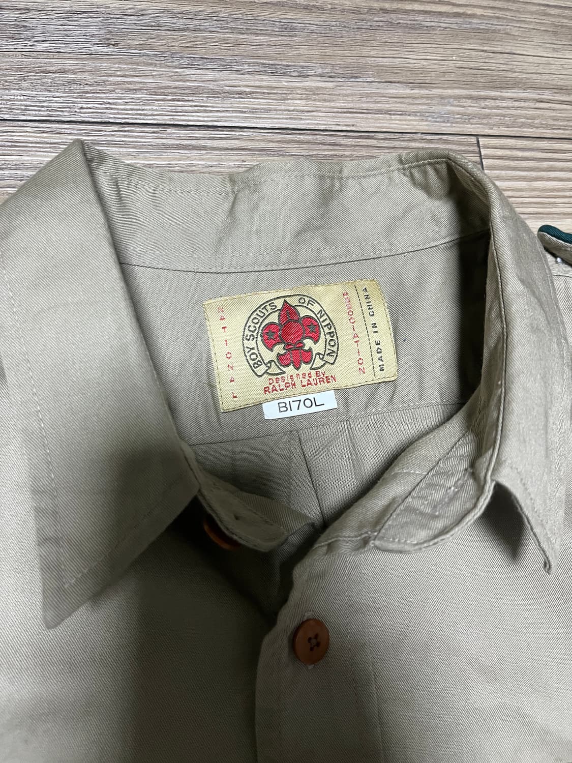 폴로랄프로렌 보이스카웃 재팬 와펜 패치 셔츠 상품이미지6