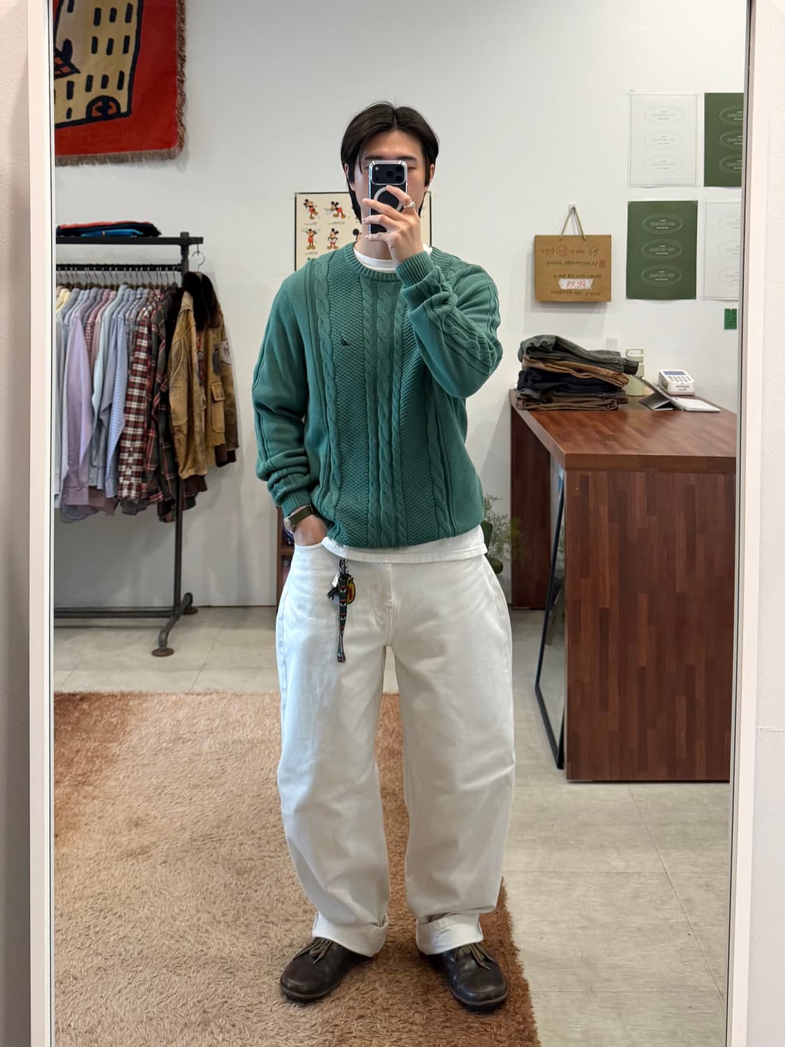 Nautica 노티카 케이블 코튼 니트 상품이미지2