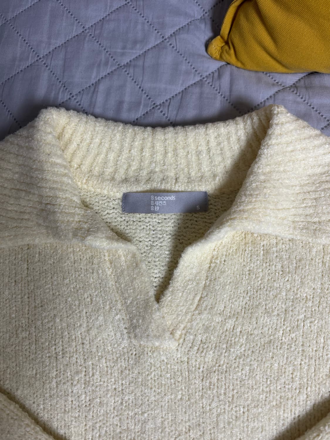 에잇세컨즈 카라 니트 상품이미지2