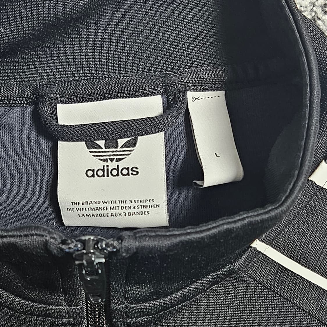 아디다스 블랙 트랙탑 져지 상품이미지3