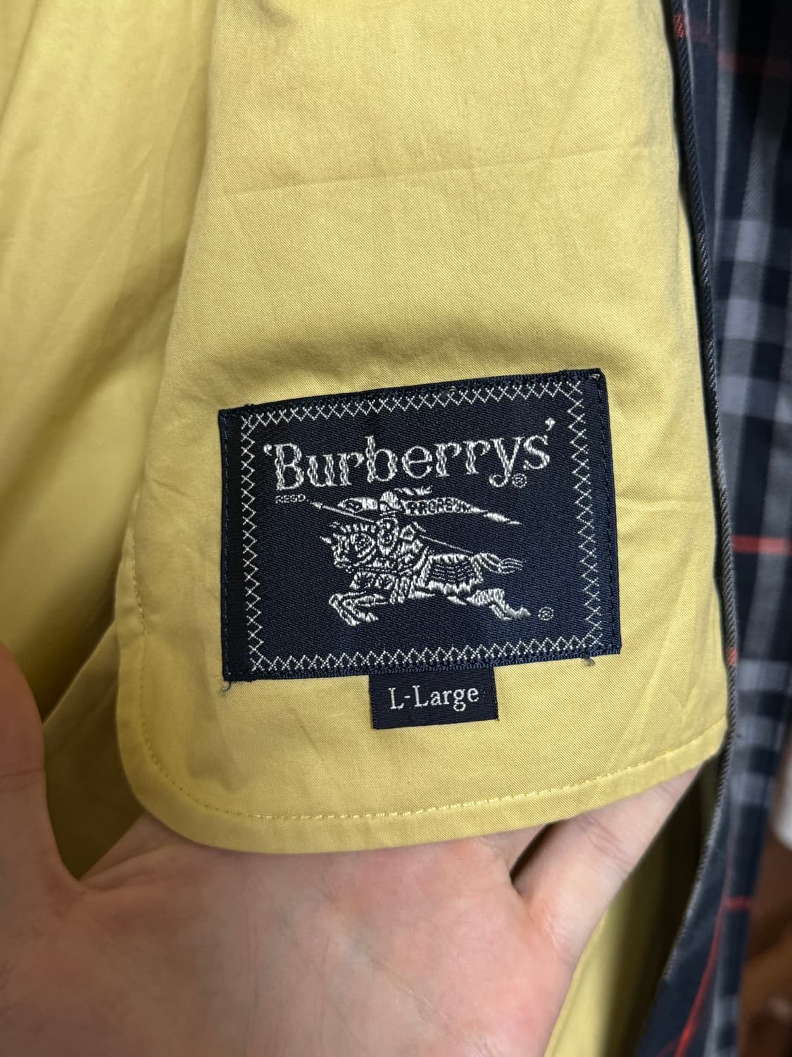 [L] 버버리 코튼 자켓 상품이미지5