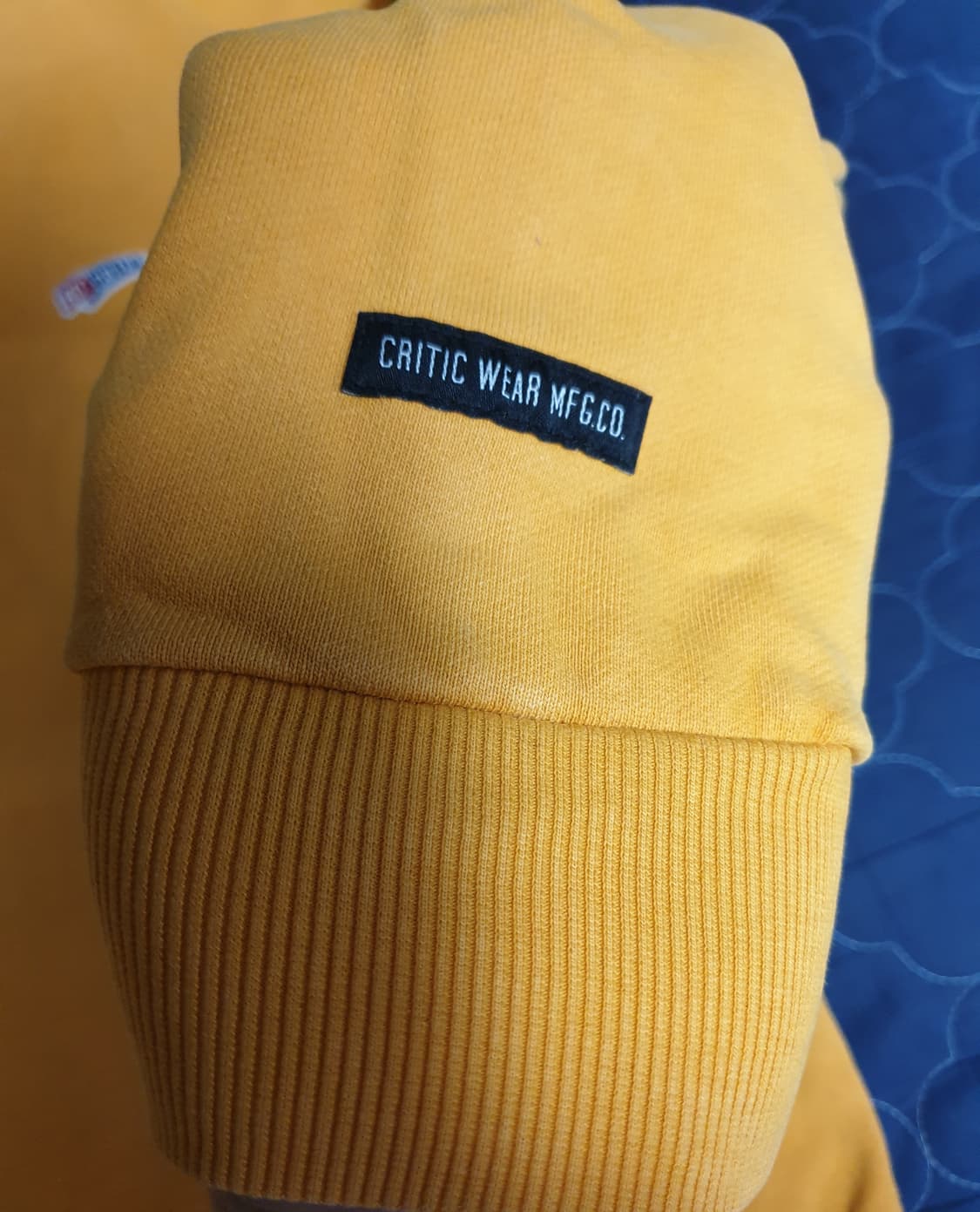 (한정판) 크리틱 MFG FLAG ICON 와펜 맨투맨 옐로우 (L) 상품이미지6