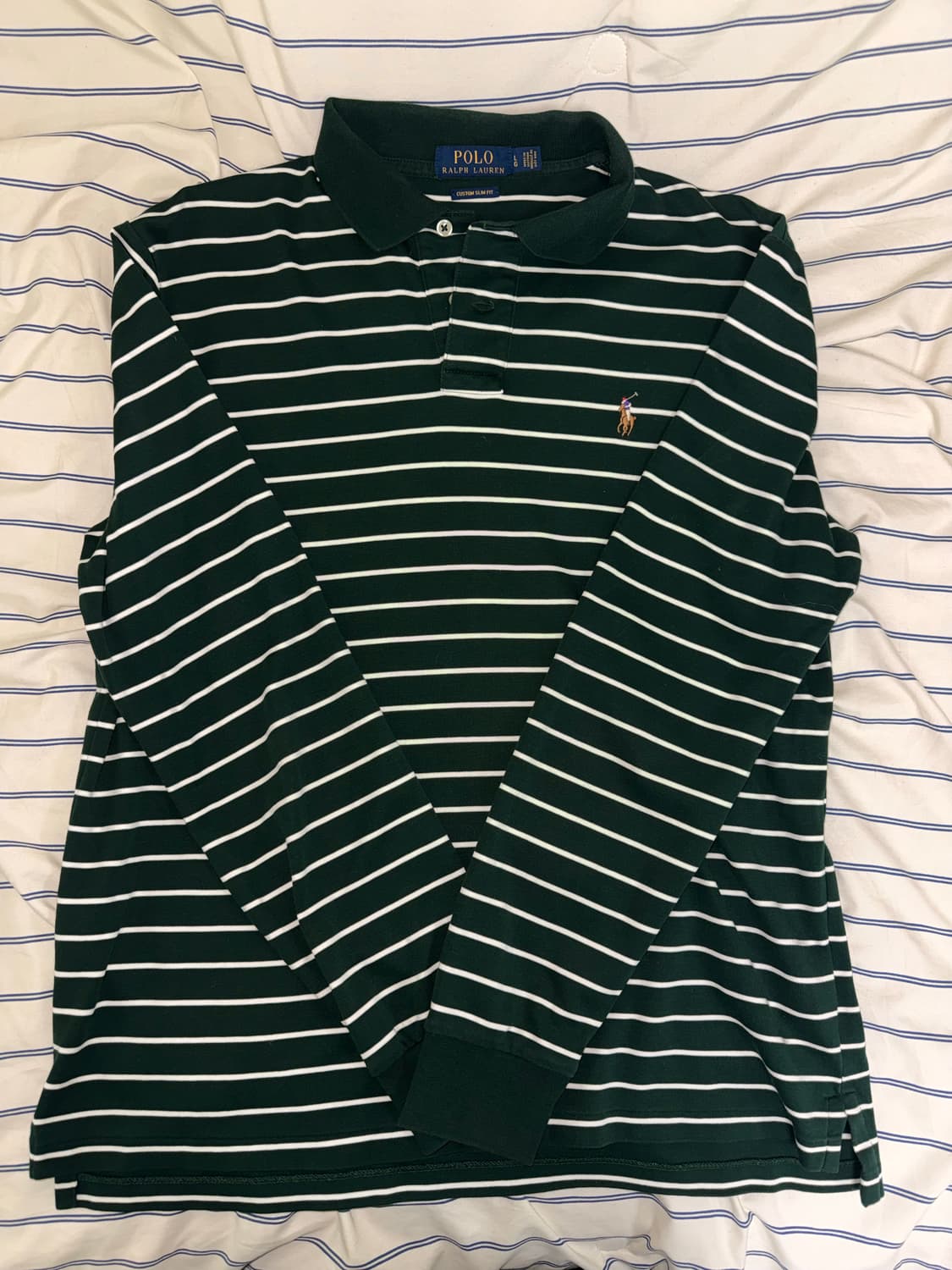 폴로 랄프로렌 스트라이프 pk 긴팔 티 L 상품이미지4