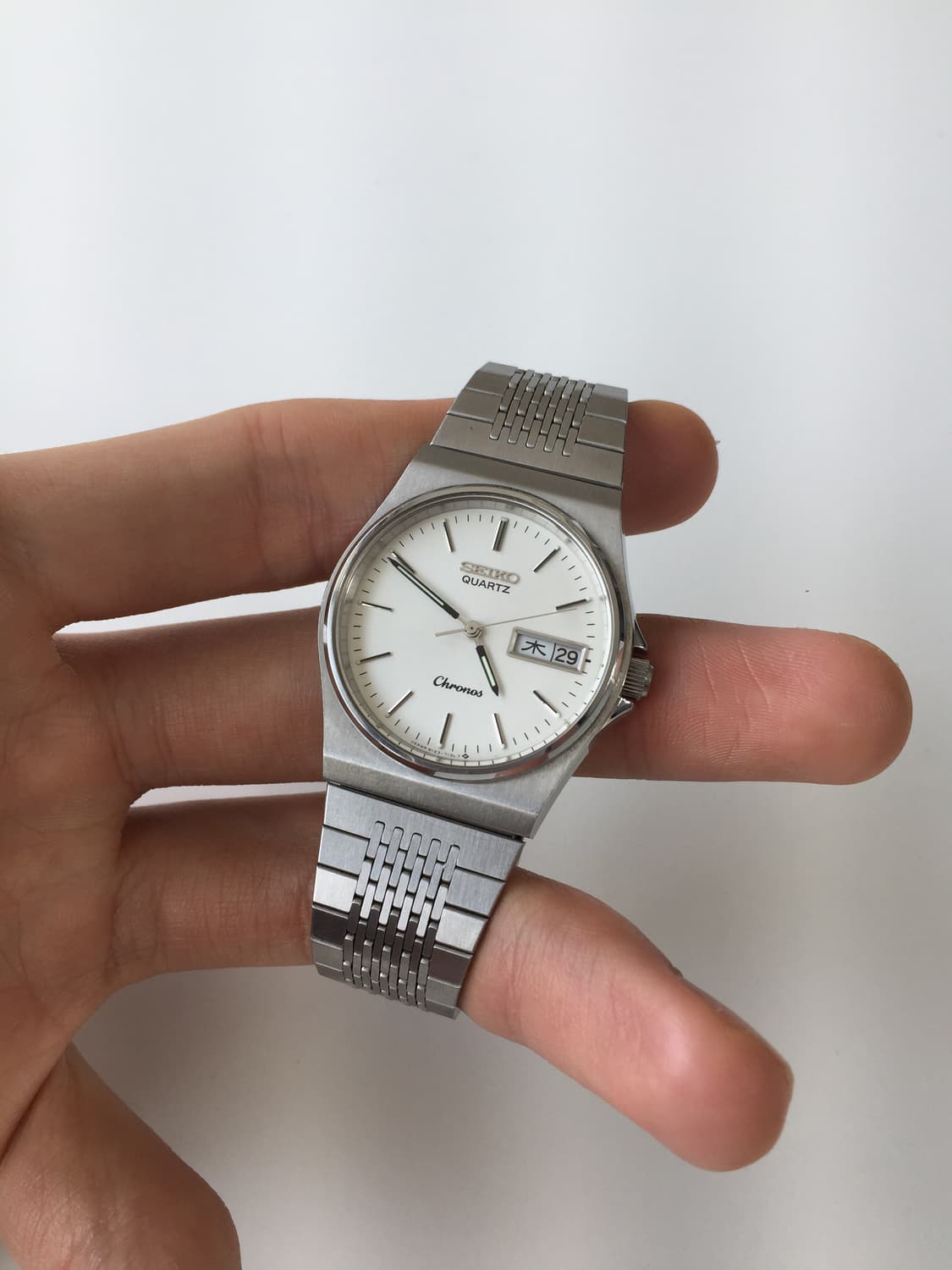 80s seiko chronos day-date quartz 상품이미지2
