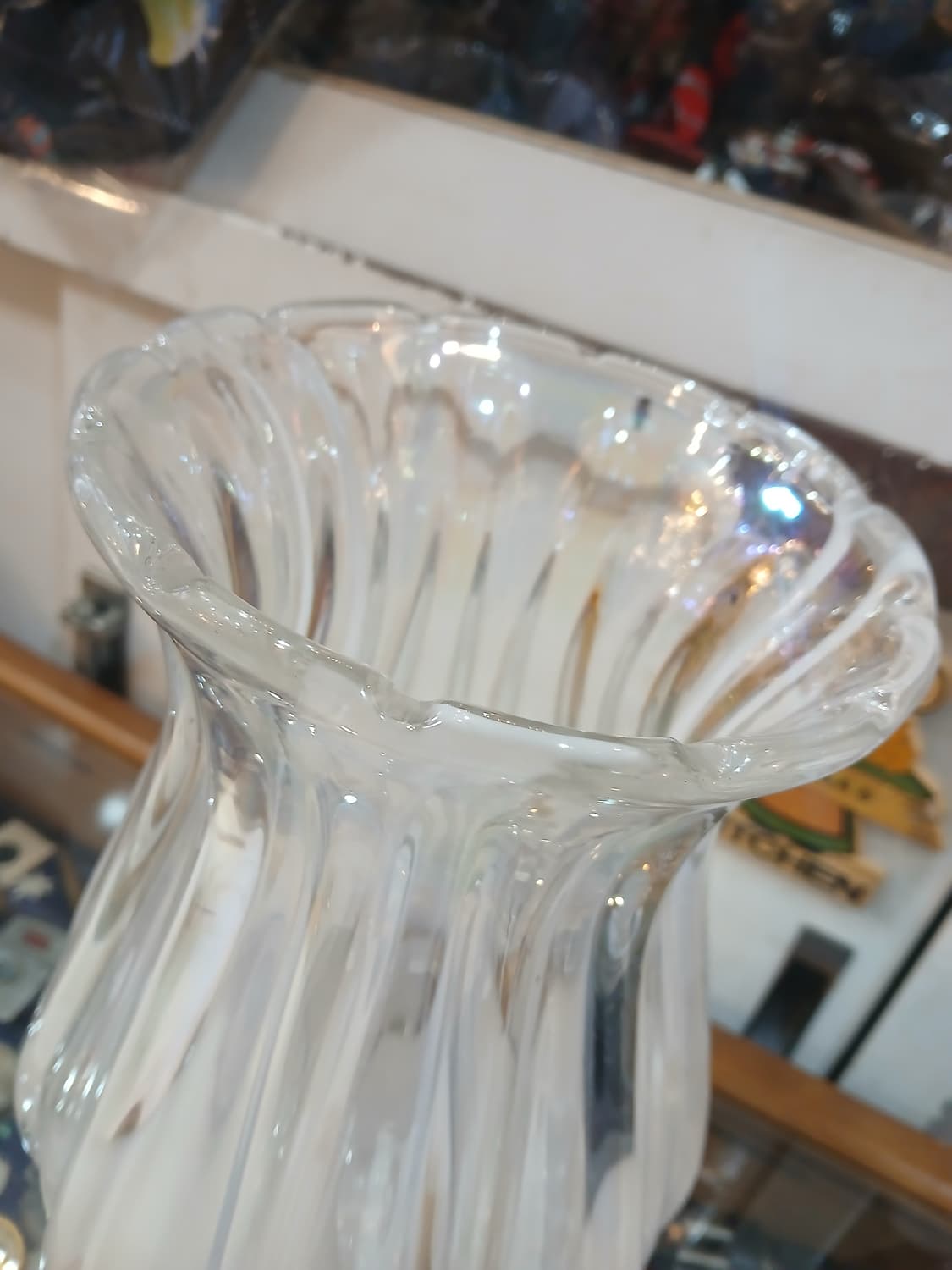 일본 빈티지 마루티 글라스 화병 상품이미지2