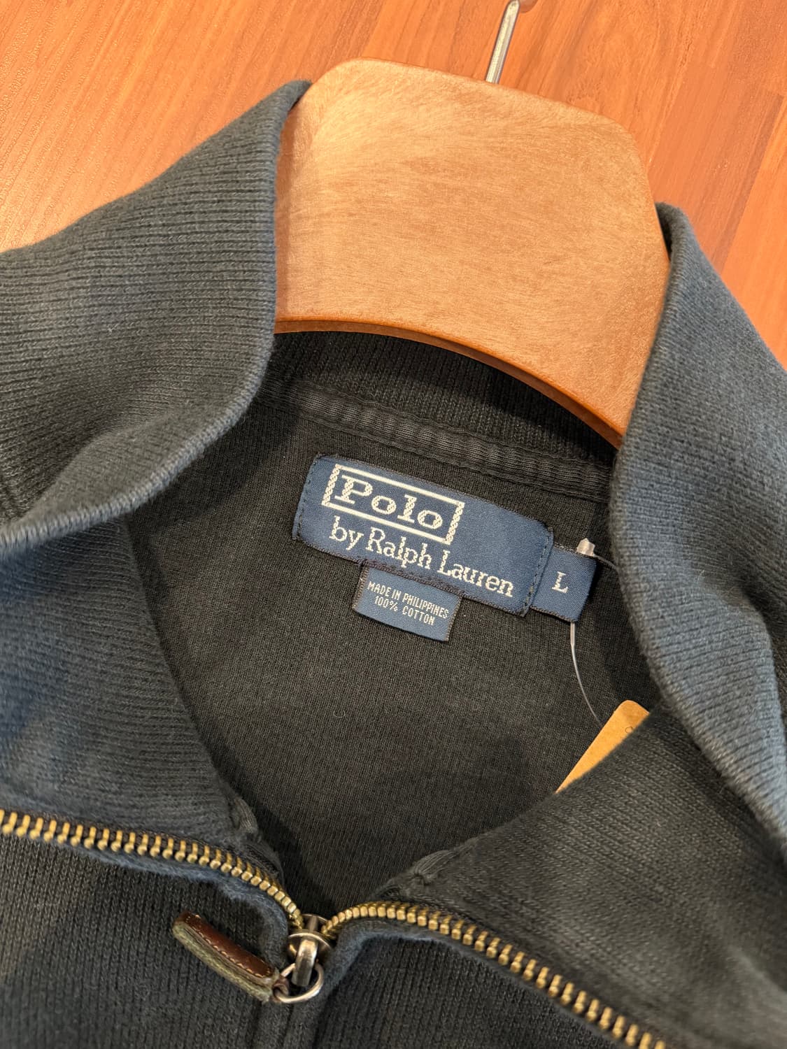 00s Polo ralph lauren 폴로 랄프로렌 코튼 니트 집업 상품이미지9