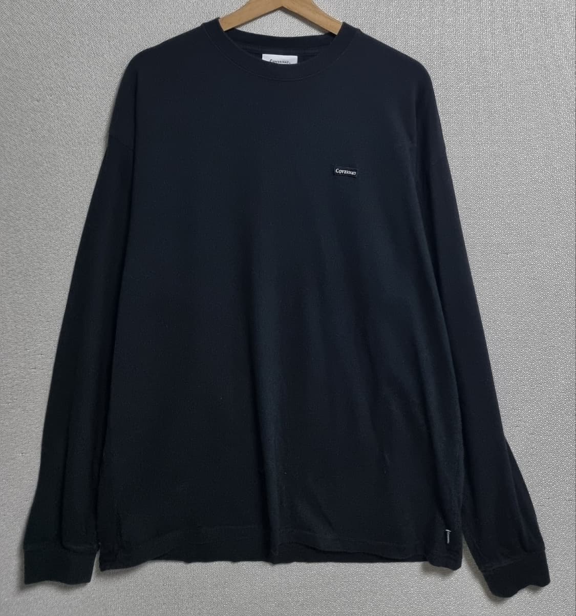 XL ) 커버낫 블랙 롱슬리브 긴팔티 상품이미지1