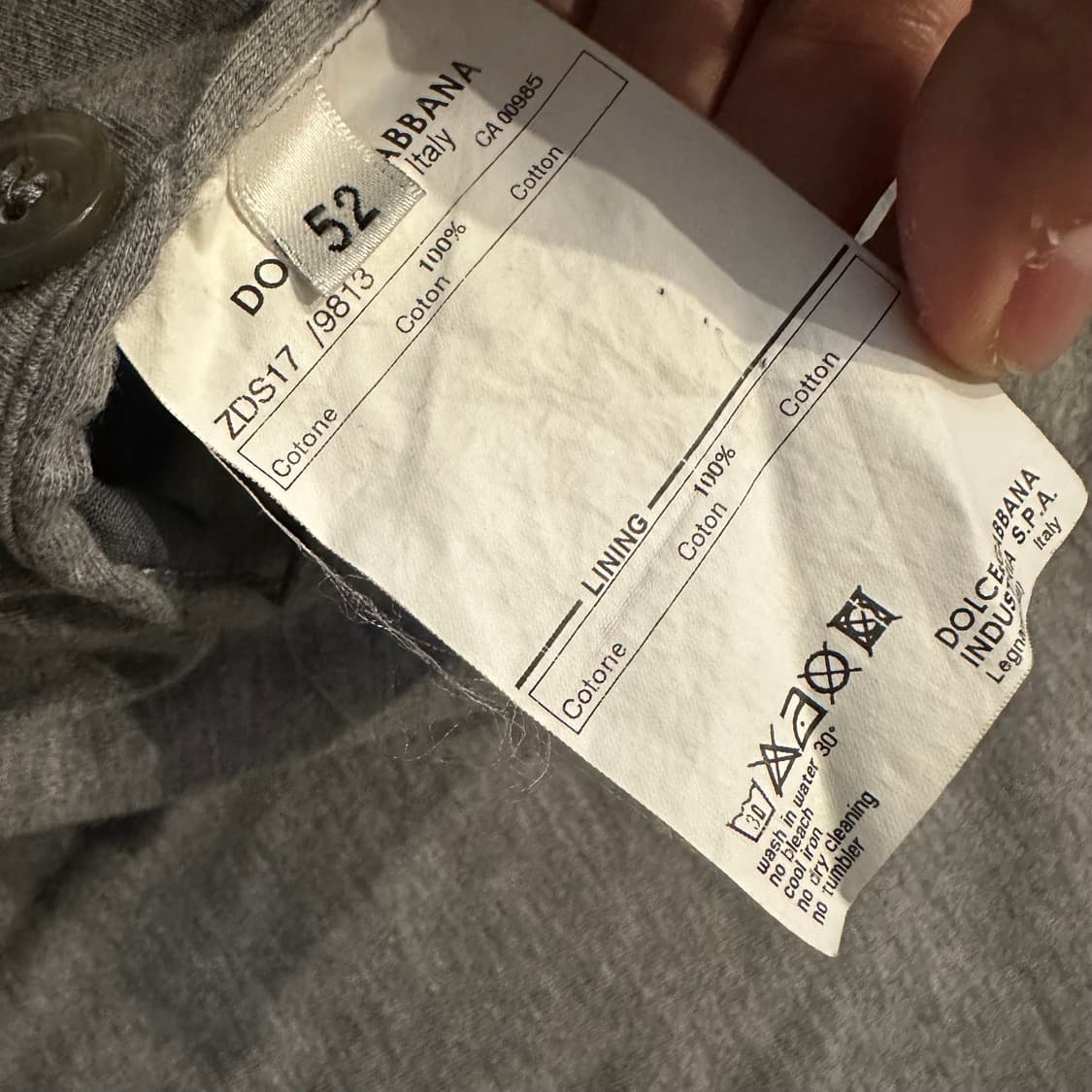 00s 돌체앤가바나 체인 자수 자켓 상품이미지7