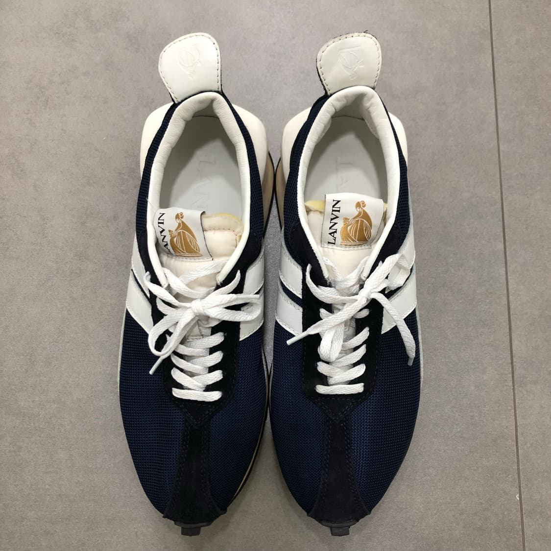 랑방 lanvin 메쉬 범퍼 러너 트레이너 스니커즈 44 상품이미지3