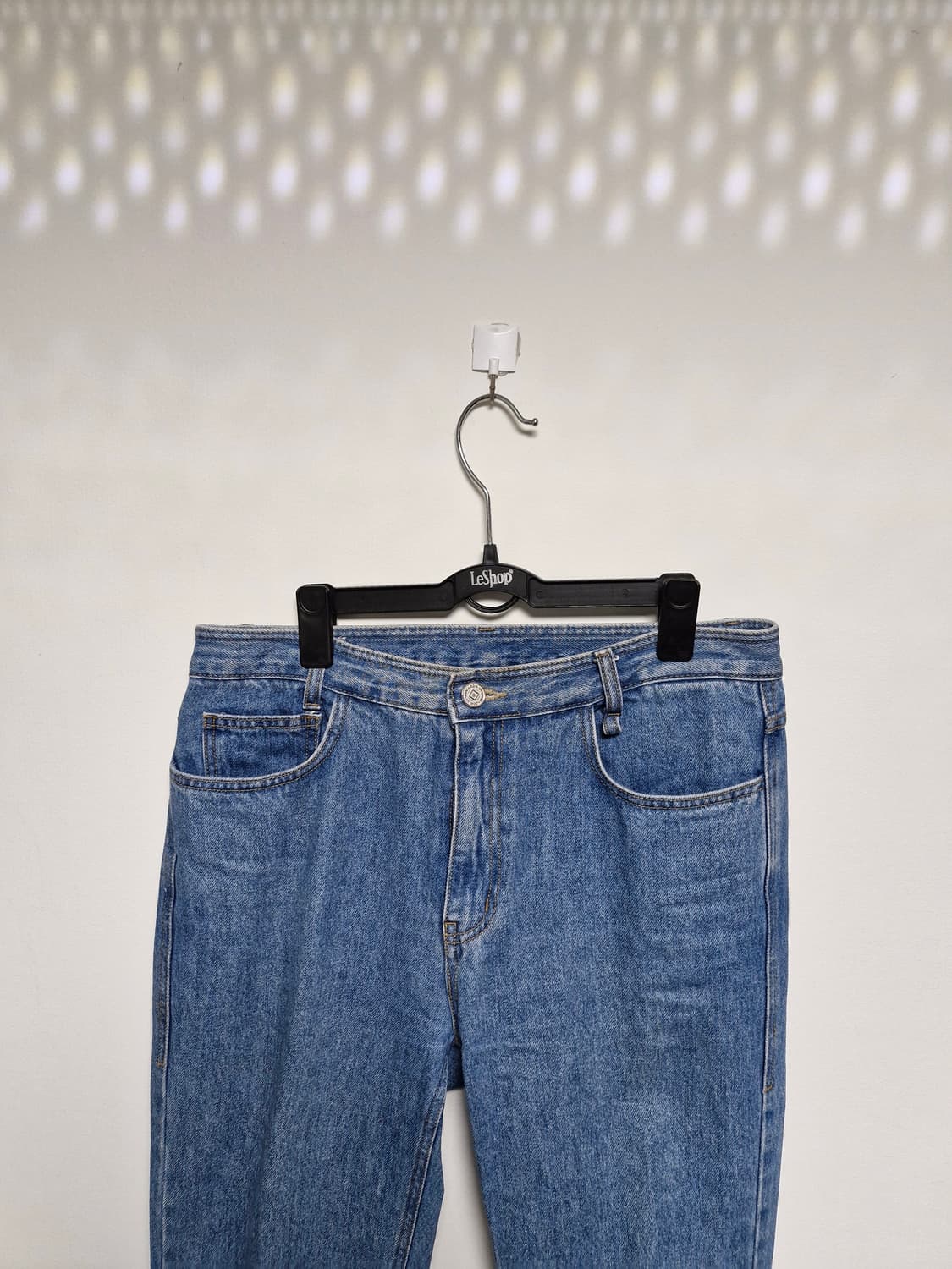 우영미 롱 스트레이트 데님 연청 46(30) 상품이미지2