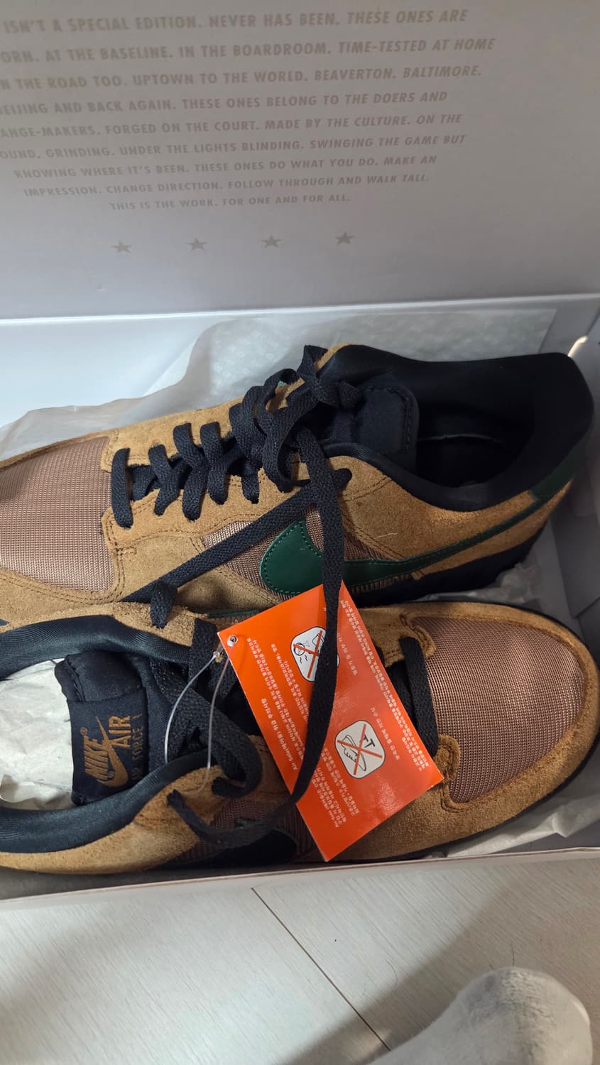 나이키 에어포스 1 로우 유니티 브리티시 탄 상품이미지1