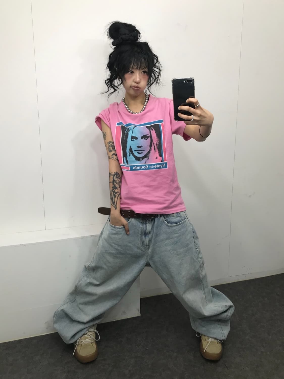 Hysteric Glamour His girl Pink T-shirt 상품이미지6