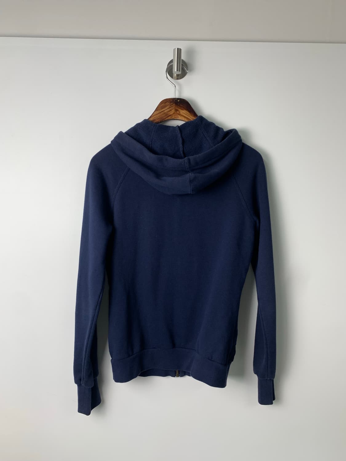 아디다스 올드스쿨 자수로고 네이비 후드집업 상품이미지3