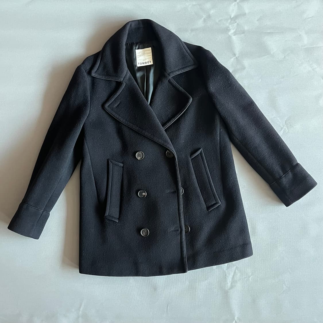 톰보이 빅카라 더블코트 상품이미지5
