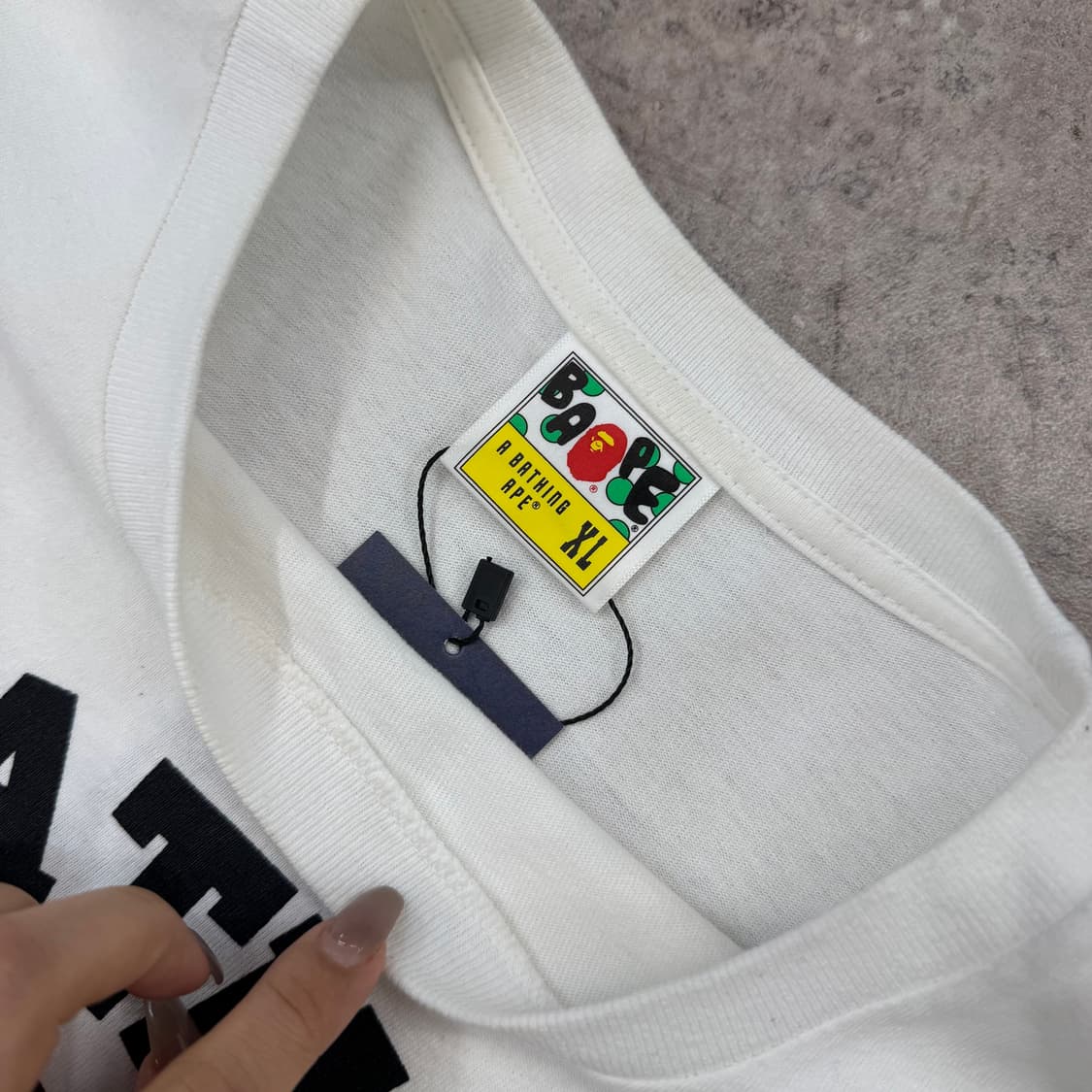 베이프 화이트 반팔티 #csz4448 상품이미지3