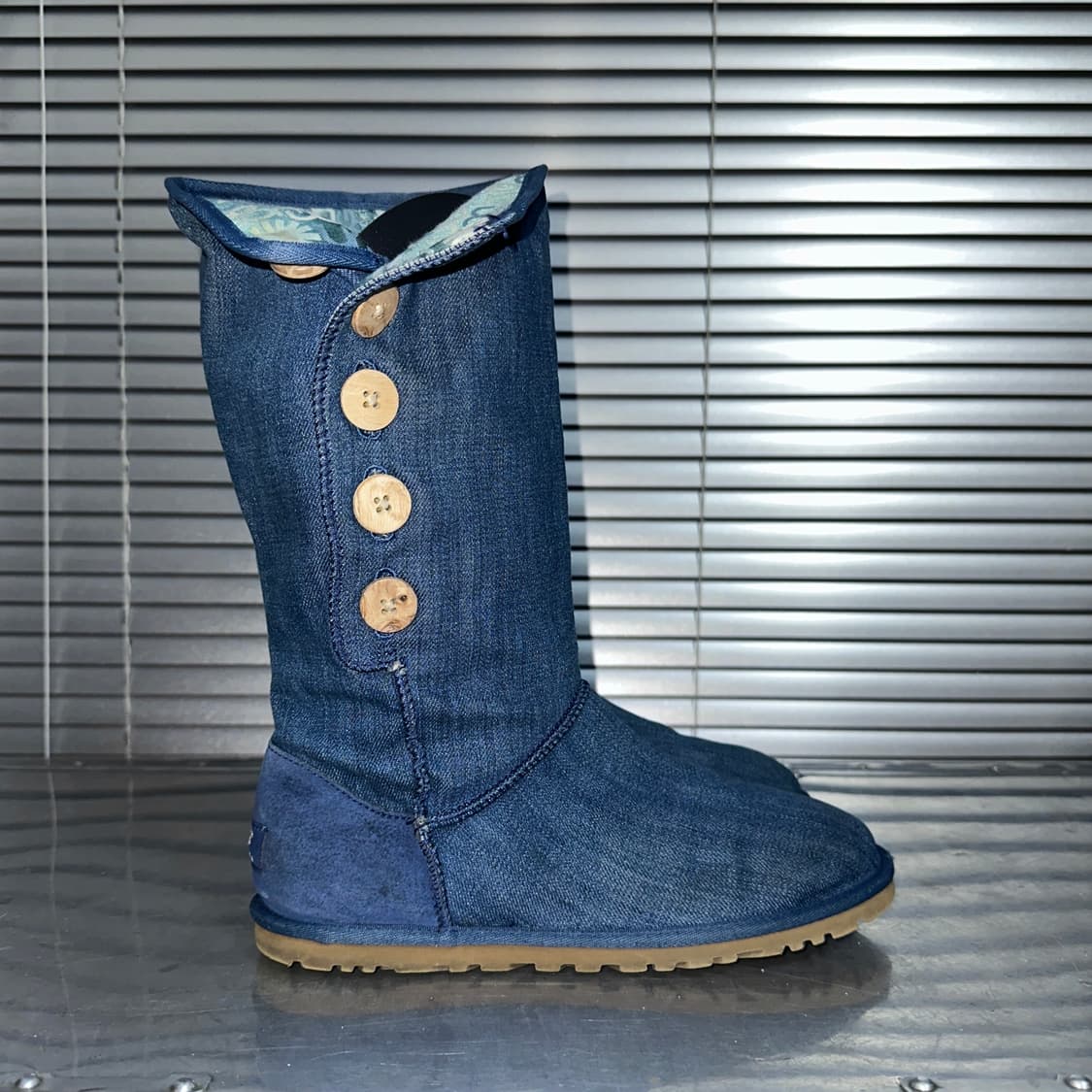 00s 데님 롱 어그 부츠 상품이미지6