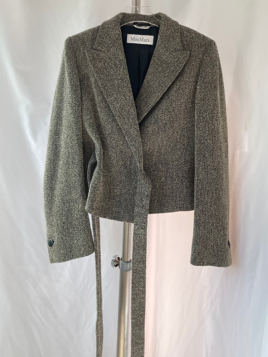 거의새것) 막스마라 벨티드 트위드 모자켓 여성자켓 상품이미지1