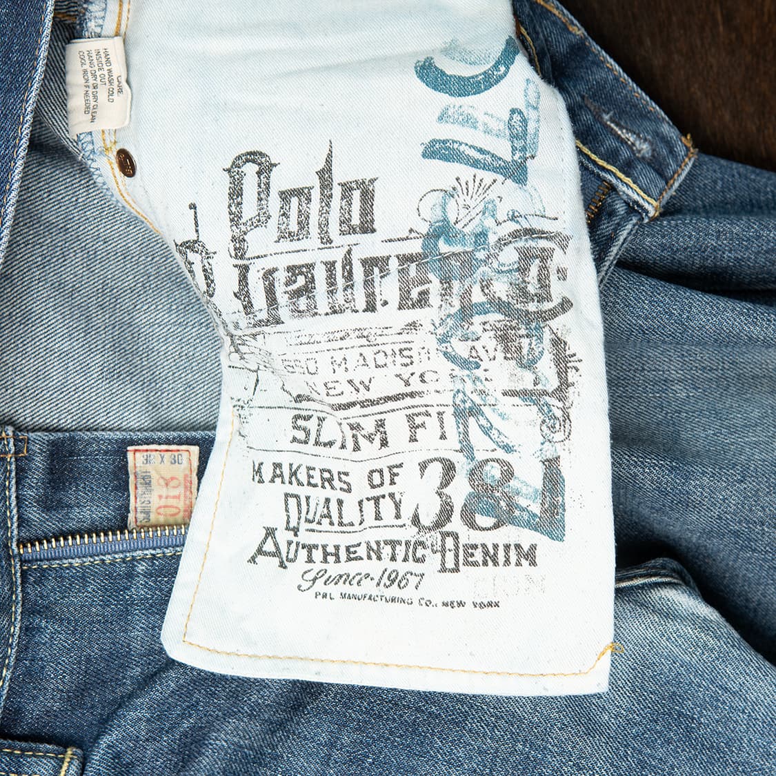 [34] 폴로 랄프로렌 슬림 스트레이트 핏 워시드 데님팬츠  상품이미지10