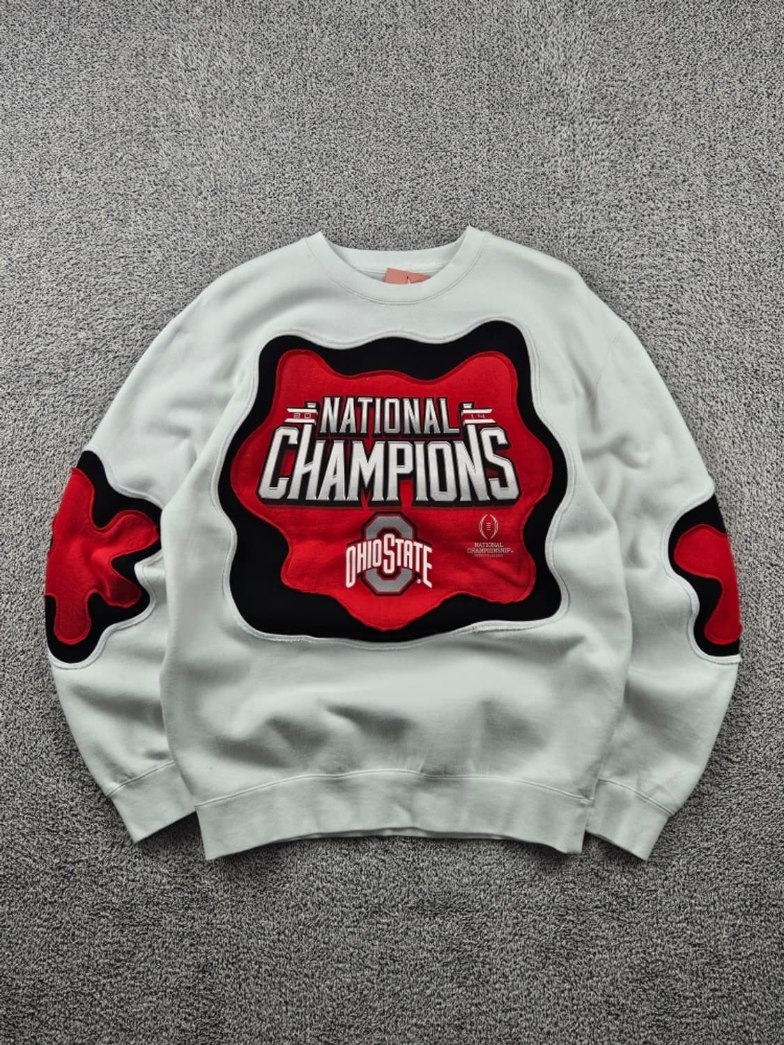 오하이오스테이트 아플리케 커스텀 맨투맨 스웻 셔츠 ( M ) / 9346 상품이미지1