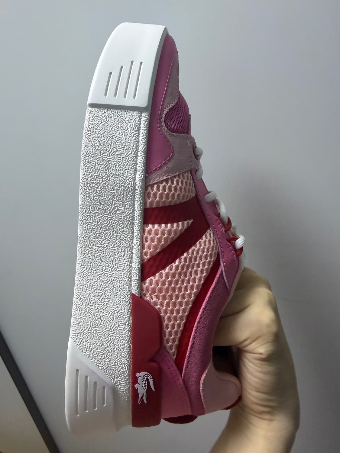 정품 라코스테 신발 핑크 230 새상품 상품이미지8