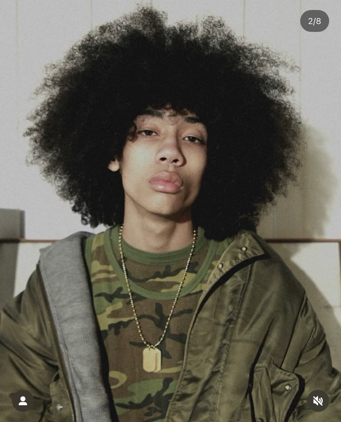 at is at 트리플 레이어드 티셔츠 (카모) 상품이미지7