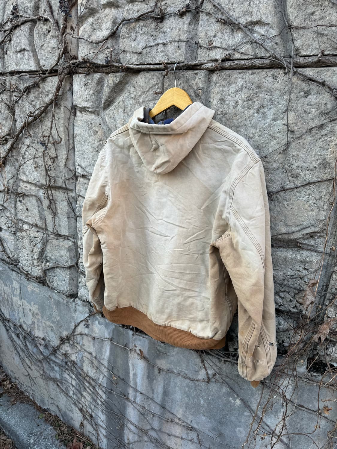 90s 칼하트 빈티지 jf1006 하드페이딩 덕 액티브 후드 자켓 상품이미지4