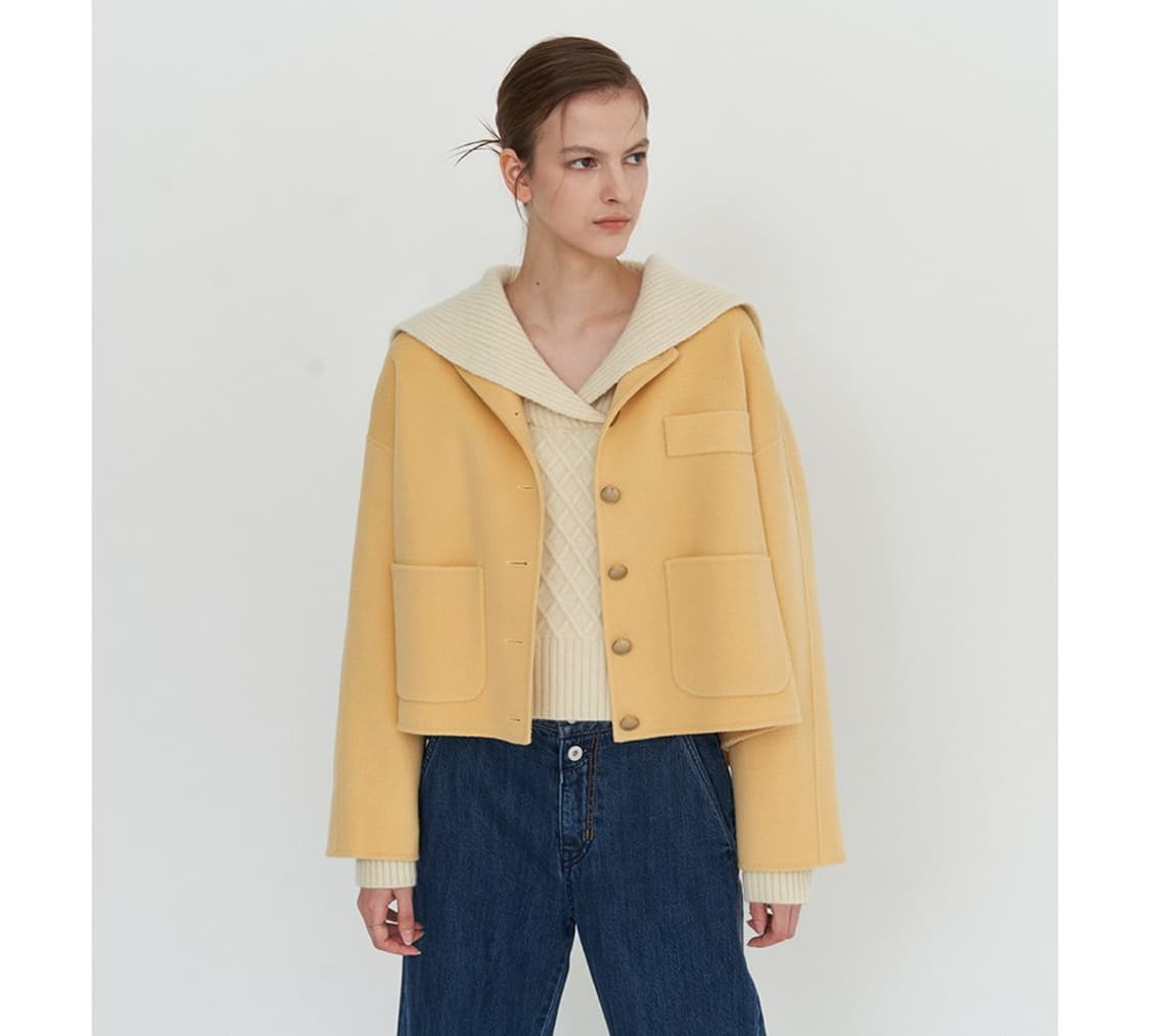 (새상품) 쥬시쥬디 울100 숏코트 상품이미지1