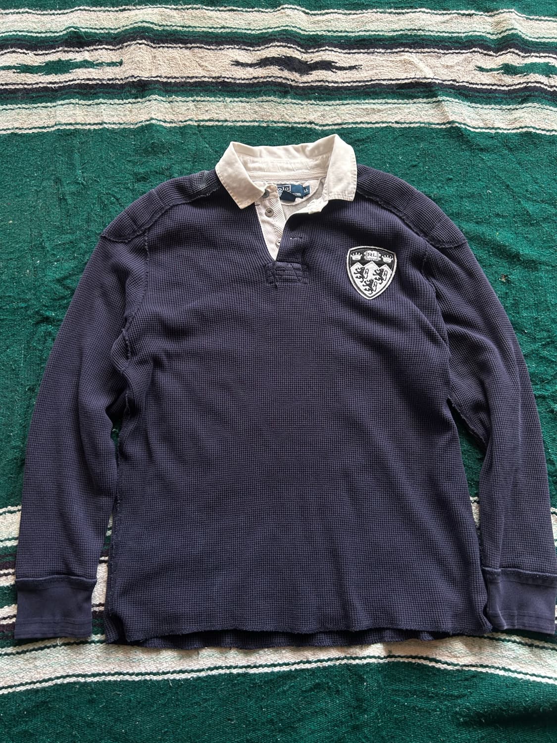 90‘s PRL waffle knit 상품이미지1