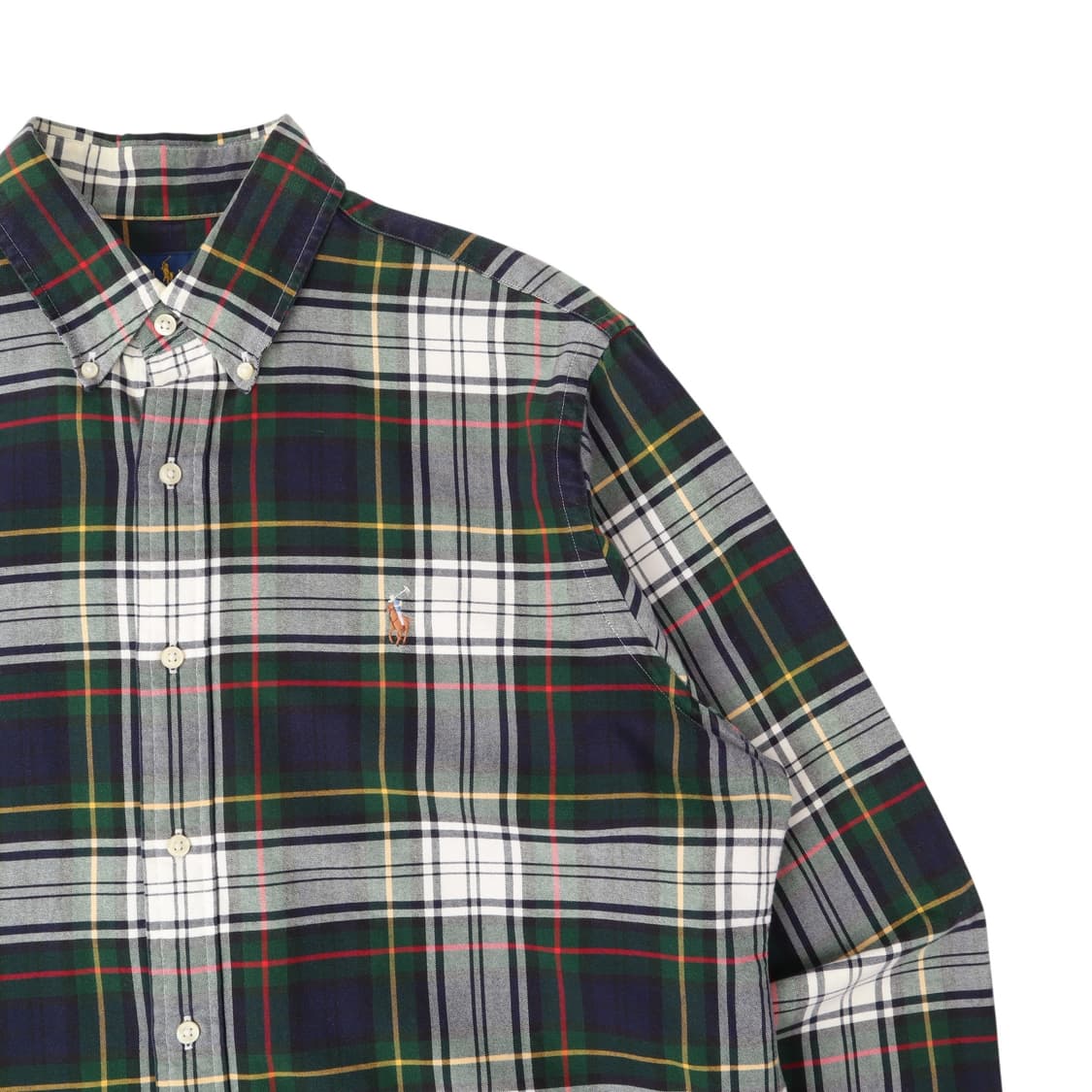 폴로 랄프로렌 그린 체크 클래식핏 셔츠 상품이미지3