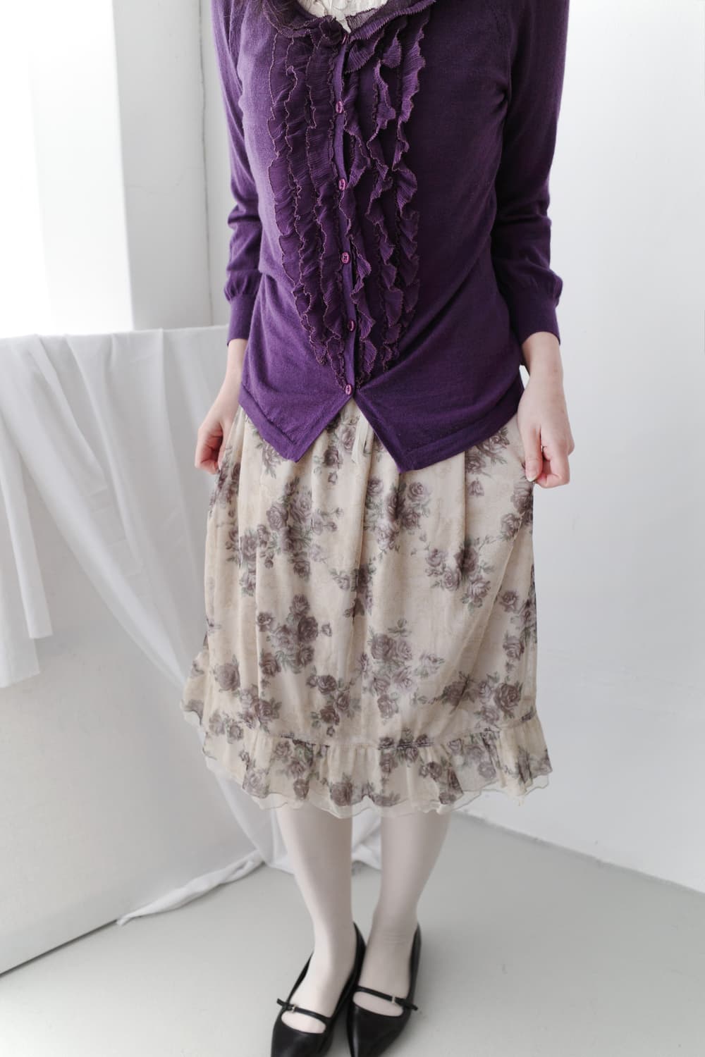 hiroko koshino) frill cardigun 상품이미지9