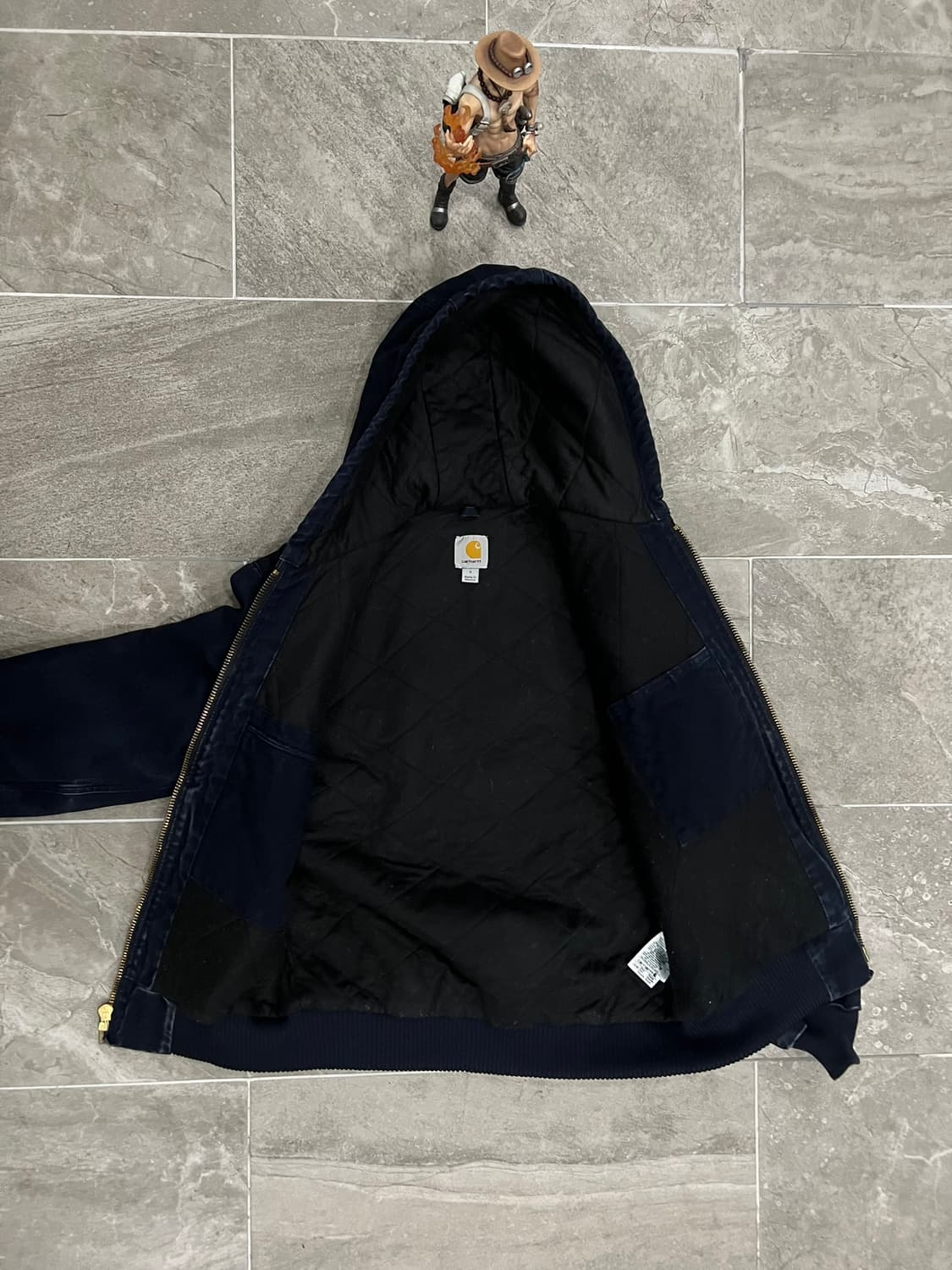 (S) 칼하트 덕 액티브 후드자켓 J130 MDT 미드나잇 상품이미지3