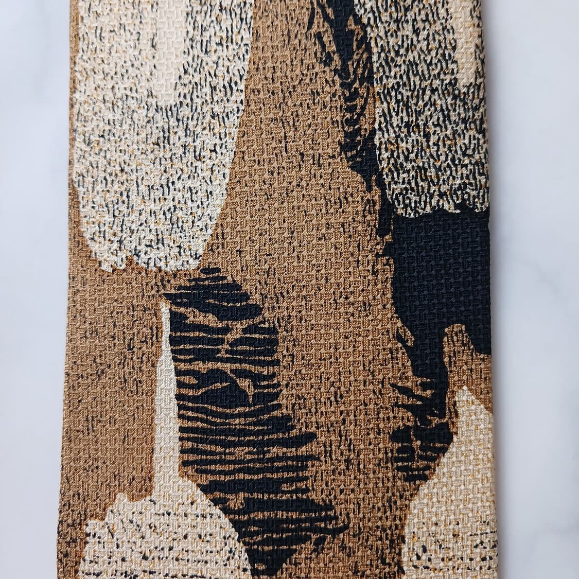 지방시 실크 브라운 아트 패턴 넥타이 9.5cm A등급 E728
 상품이미지6