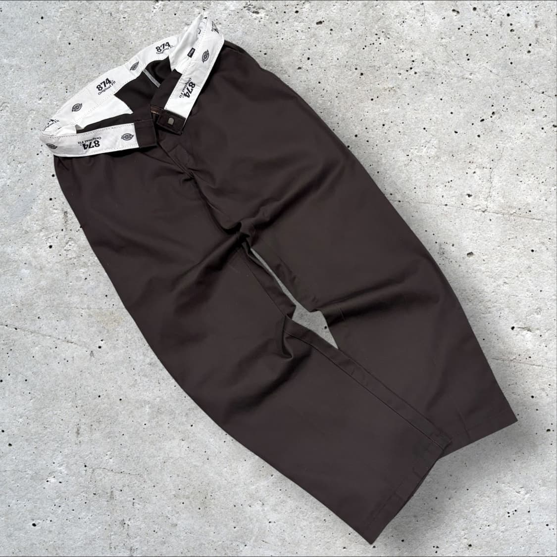 [36x32] 디키즈 874 오리지널핏 브라운 워크 팬츠 C700 상품이미지1