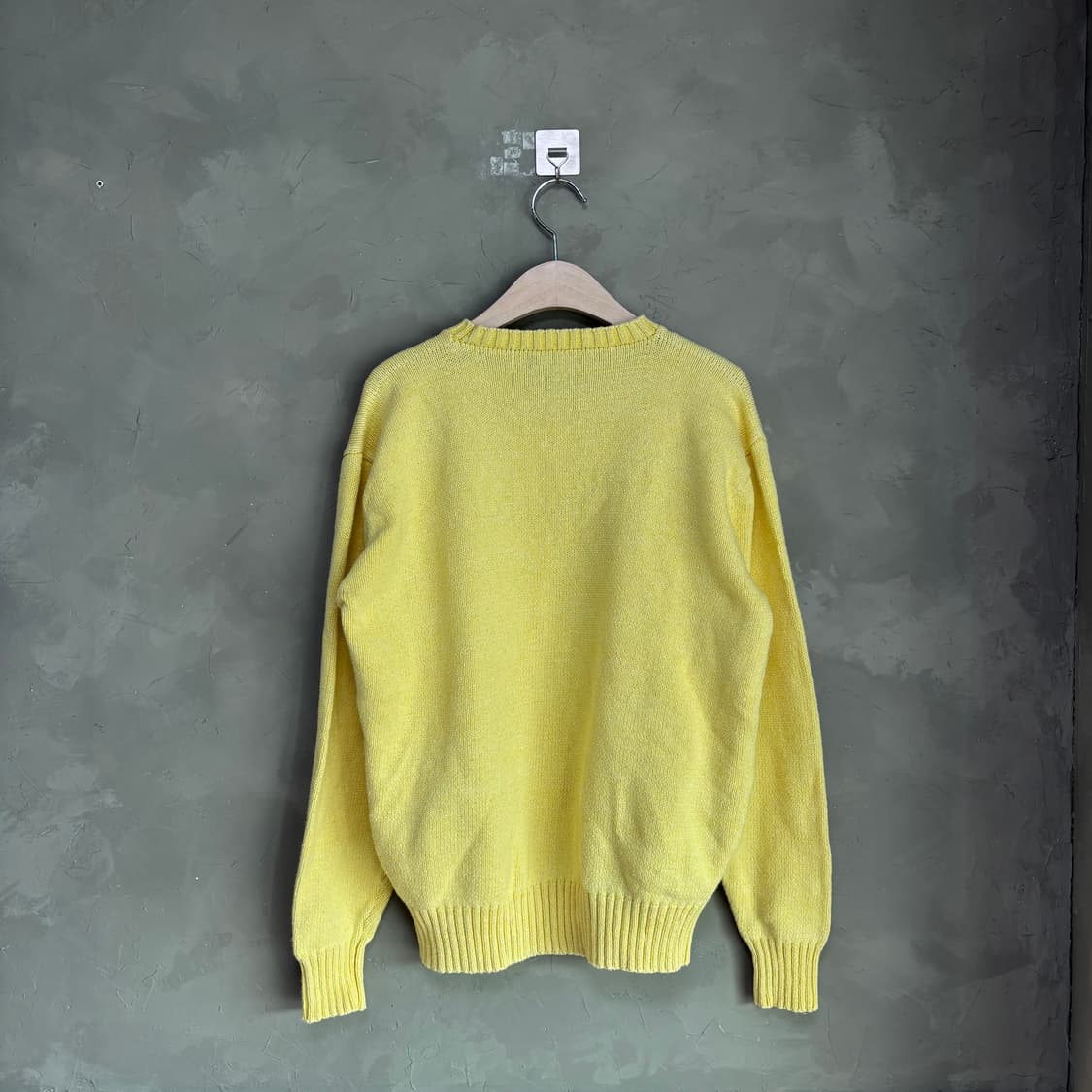 폴로 랄프로렌 라운드넥 니트 노랑 상품이미지4