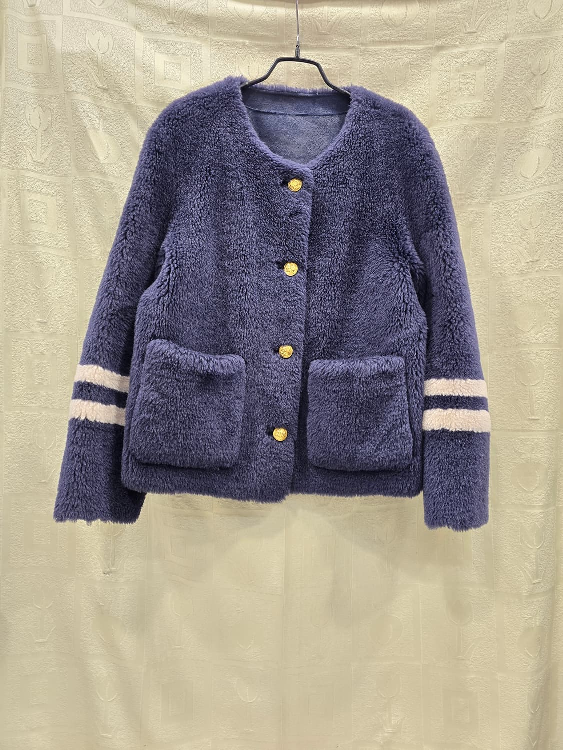 양털 자켓 M (66) 네이비 상품이미지1