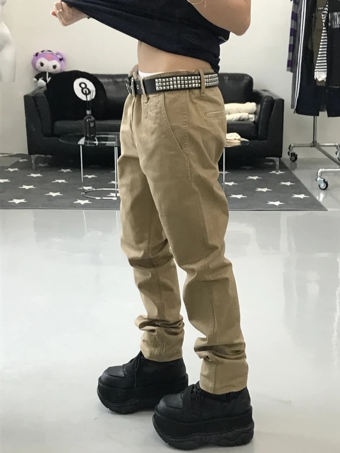 UNITED ARROWS 베이지 팬츠 상품이미지2