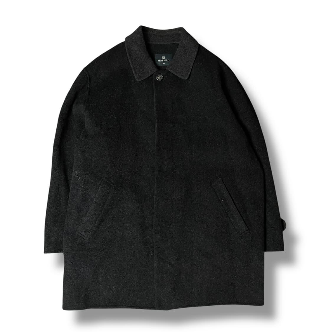 MAESTRO 그레이 울혼방 숏 코트 100 상품이미지1