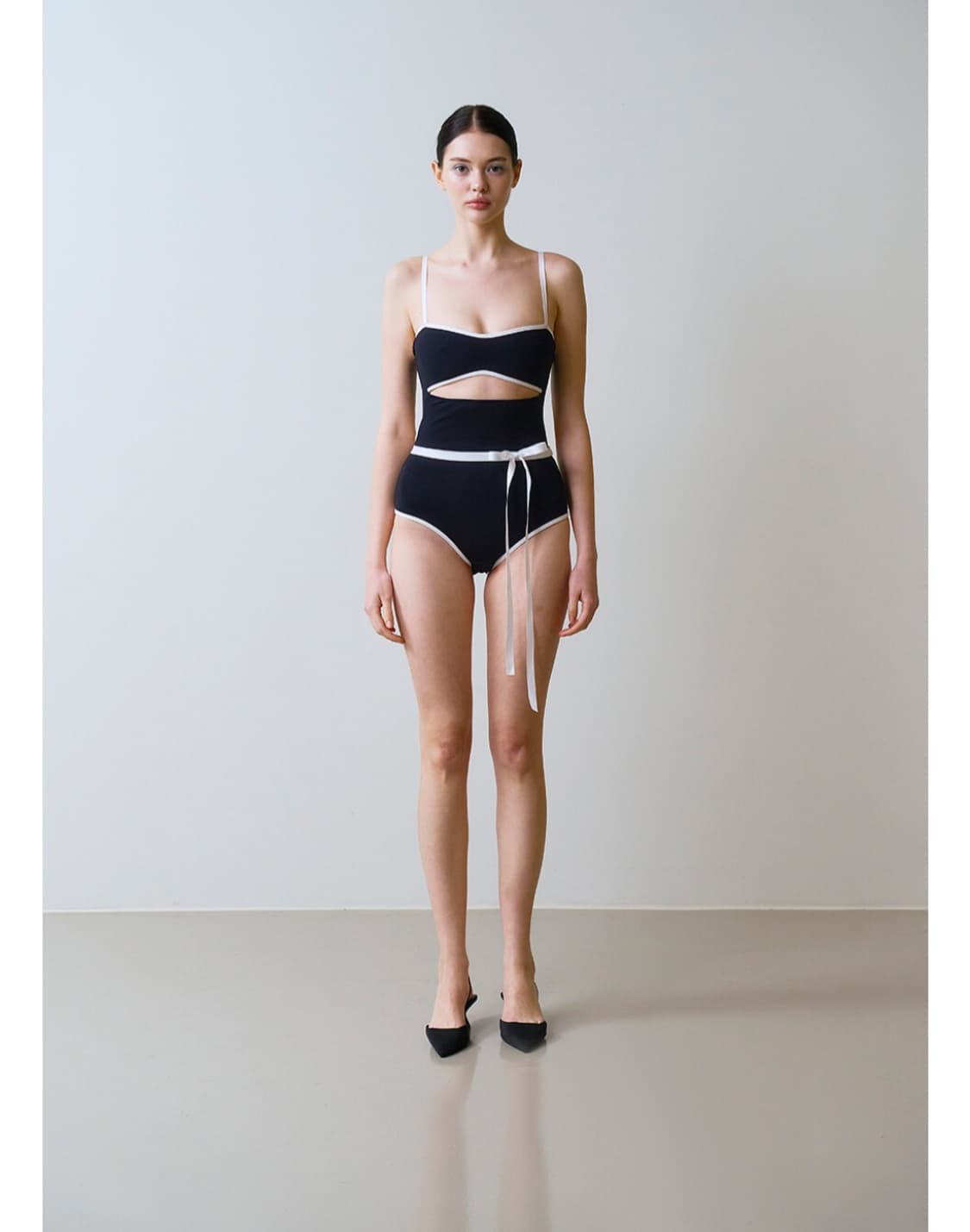 [새상품] 비나제이 블랙 라인 모노키니 상품이미지8