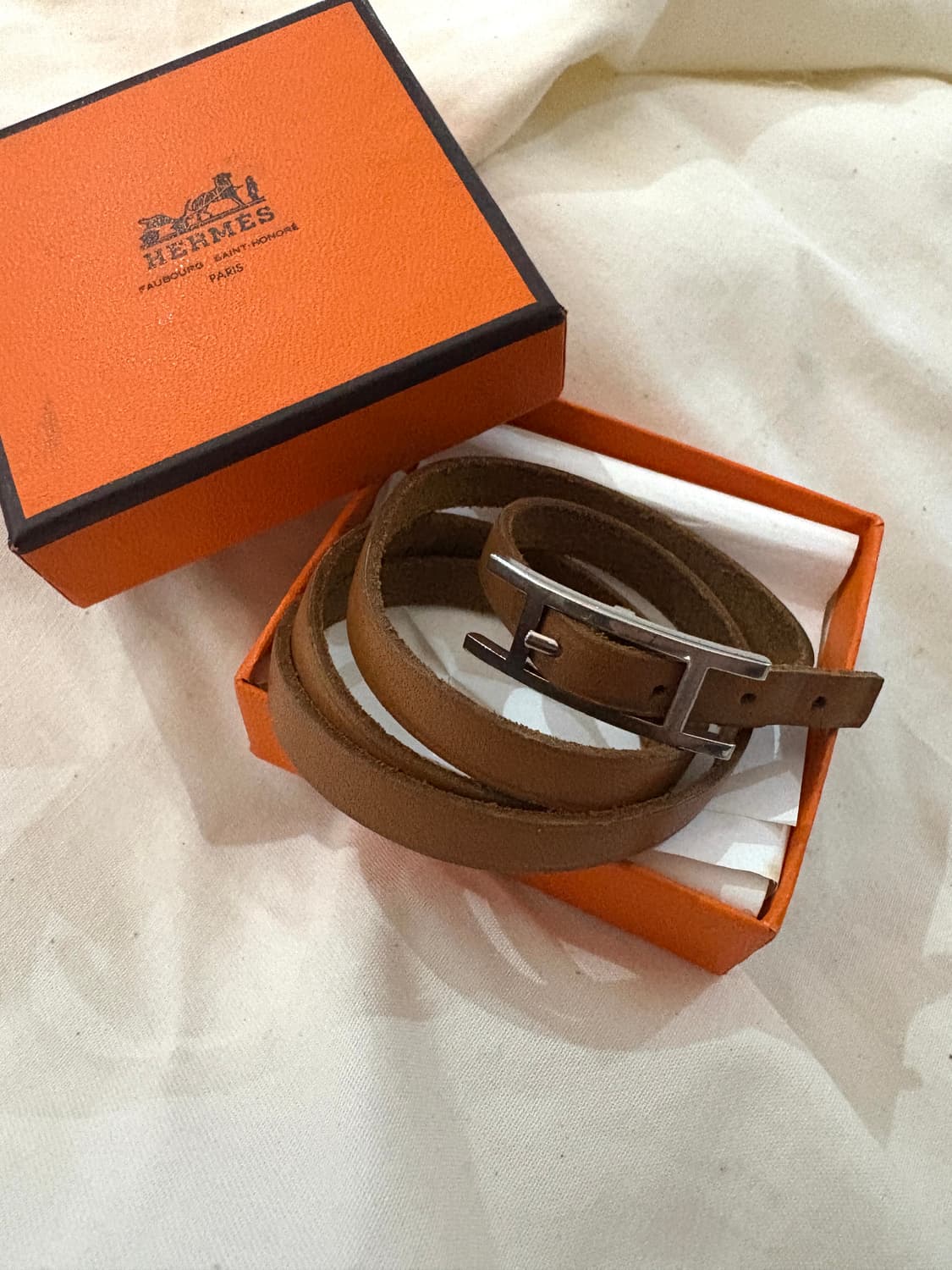 TTF✳️2001‘s  빈티지 에르메스 비하피 트리플투어 상품이미지1