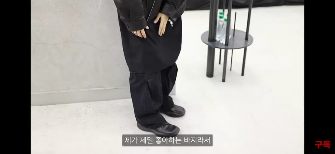 해칭룸 벤티드 팬츠(Vented Pants) 다이드 차콜 4사이즈 상품이미지2