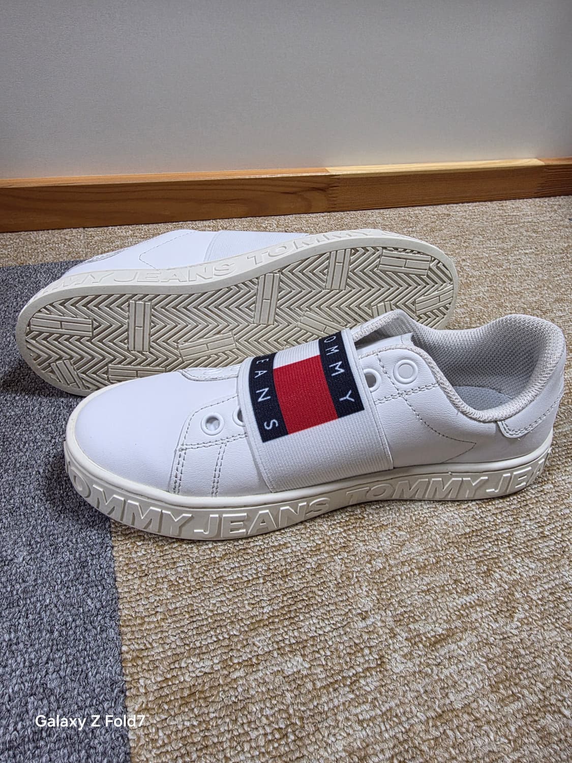 타미진스 화이트 스니커즈 슬립온 Jaz [230mm] 상품이미지4